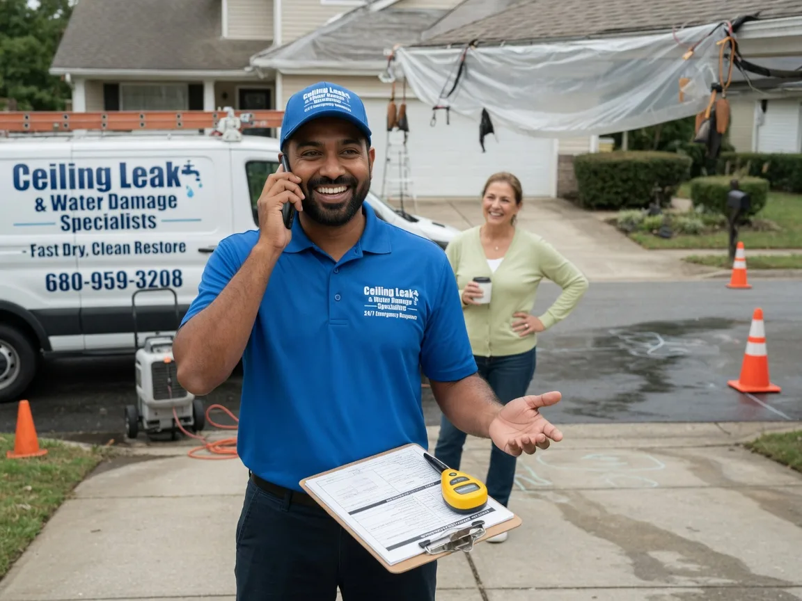 Ceiling Leak Cleanup Long Creek, SC FAQs
